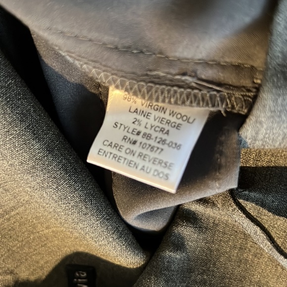 Alice+Olivia Gray Wool Trousers. 0 - Picture 8 of 11